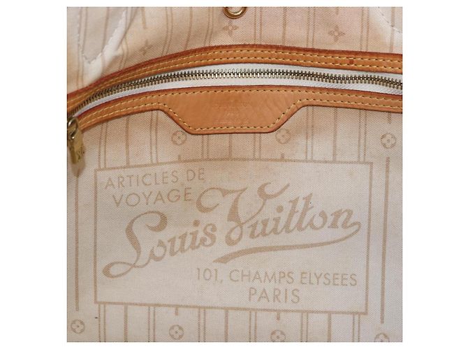 LOUIS VUITTON Damier Azur Neverfull GM Tote Bag N41360 LV Auth 193361 - vista 9