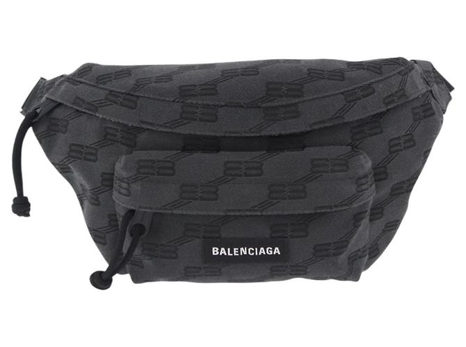 Borsa a tracolla BALENCIAGA Canvas Black Auth 195910A Nero - vista 13