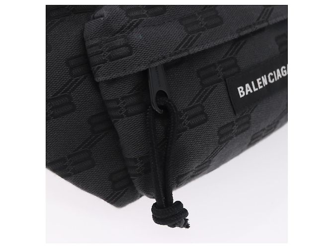 Borsa a tracolla BALENCIAGA Canvas Black Auth 195910A Nero - vista 17