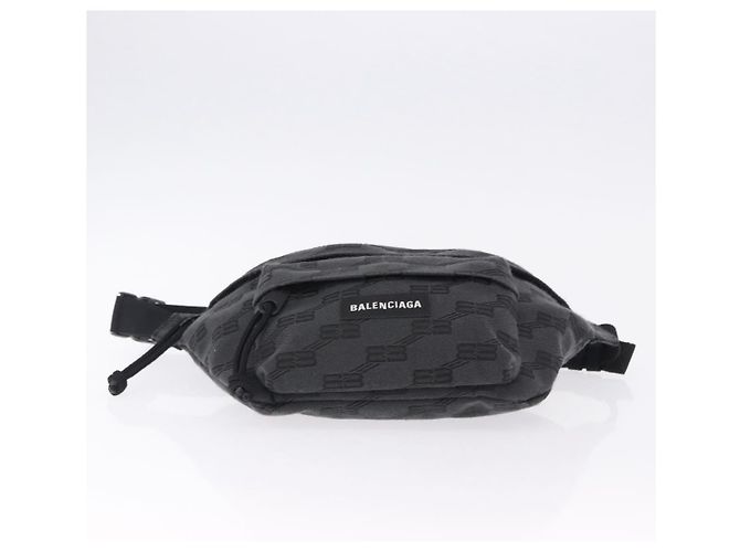 Borsa a tracolla BALENCIAGA Canvas Black Auth 195910A Nero - vista 5