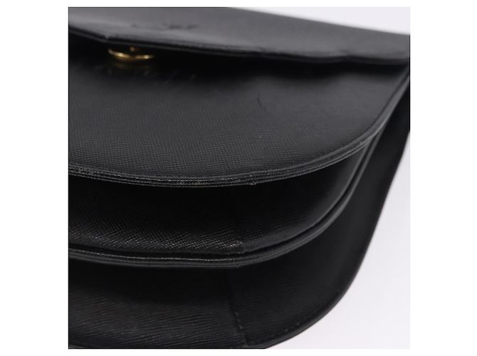 Borsa a tracolla SAINT LAURENT in pelle nera e oro autentica ka5683 Nero D'oro - vista 14