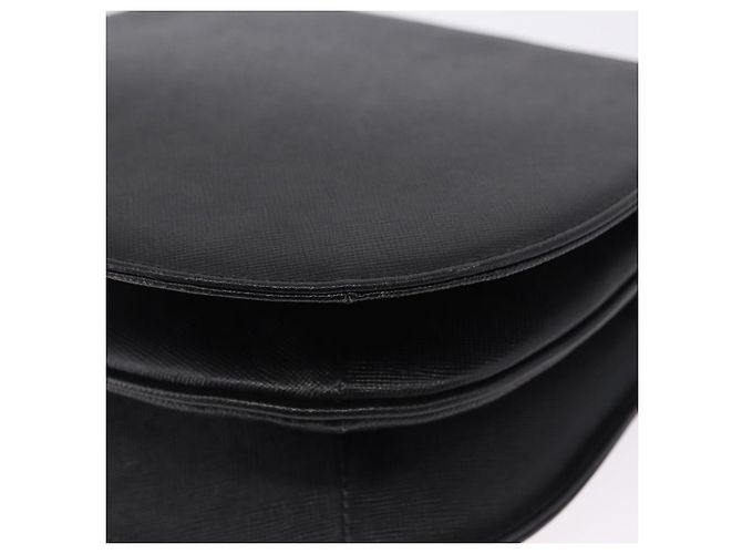 Borsa a tracolla SAINT LAURENT in pelle nera e oro autentica ka5683 Nero D'oro - vista 16