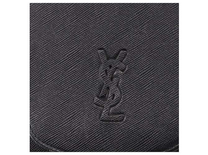 Borsa a tracolla SAINT LAURENT in pelle nera e oro autentica ka5683 Nero D'oro - vista 17