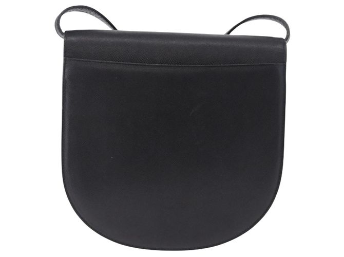 Borsa a tracolla SAINT LAURENT in pelle nera e oro autentica ka5683 Nero D'oro - vista 2