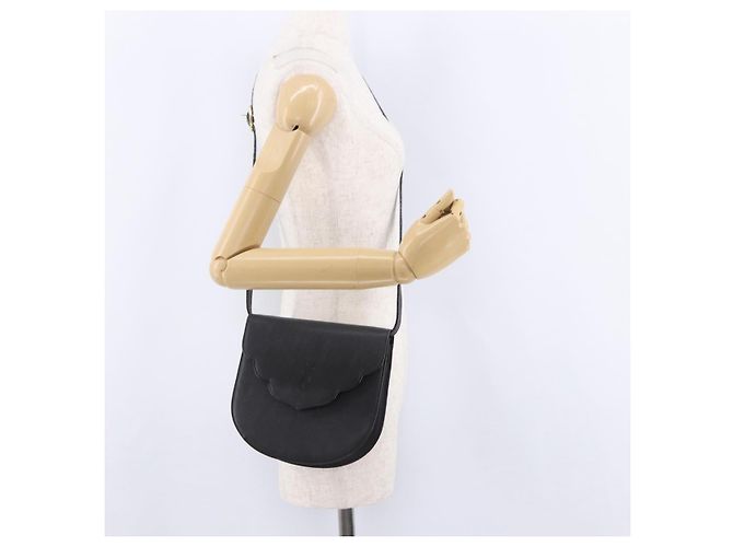 Borsa a tracolla SAINT LAURENT in pelle nera e oro autentica ka5683 Nero D'oro - vista 26