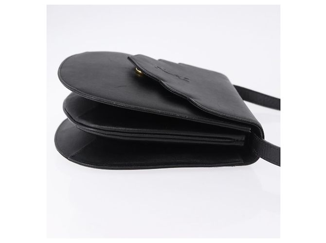 Borsa a tracolla SAINT LAURENT in pelle nera e oro autentica ka5683 Nero D'oro - vista 3