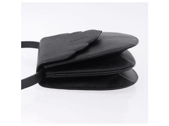 Borsa a tracolla SAINT LAURENT in pelle nera e oro autentica ka5683 Nero D'oro - vista 4