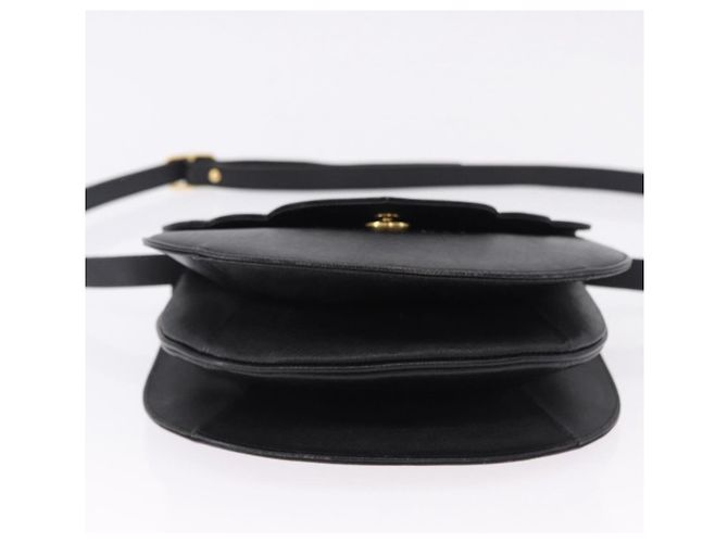 Borsa a tracolla SAINT LAURENT in pelle nera e oro autentica ka5683 Nero D'oro - vista 5