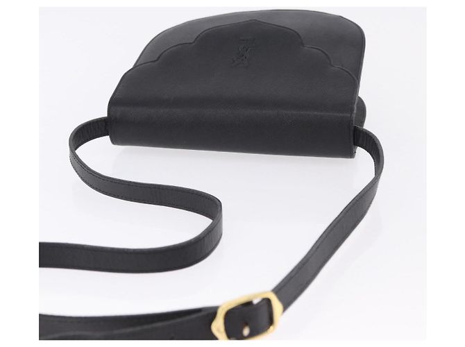 Borsa a tracolla SAINT LAURENT in pelle nera e oro autentica ka5683 Nero D'oro - vista 6