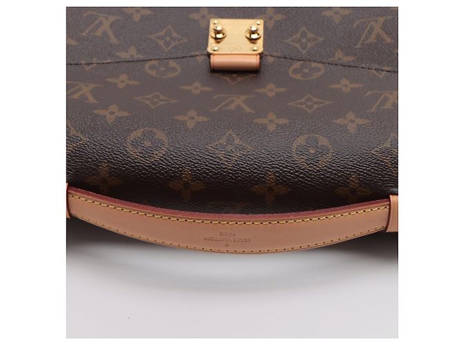 Louis Vuitton Pochette Metis Canvas Flap Crossbody Monogram Marrone - vista 5