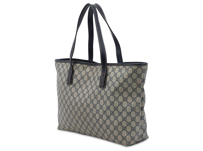 Borsa Tote Gucci Medium GG Supreme Beige - vista 2