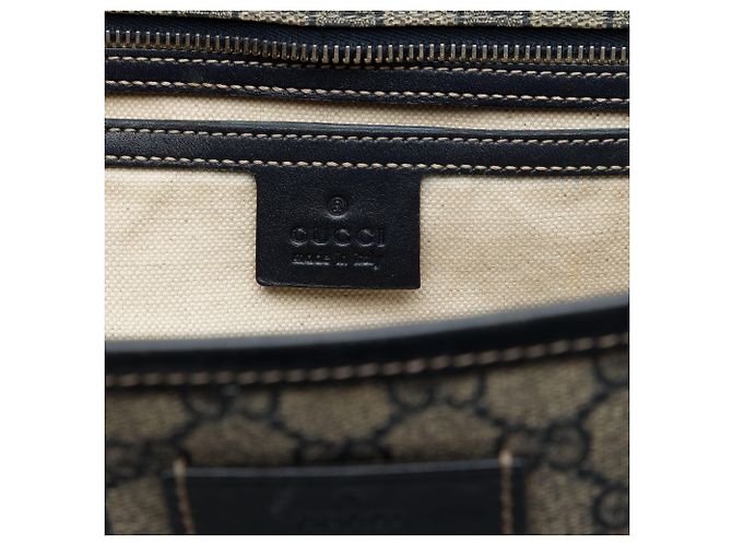 Borsa Tote Gucci Medium GG Supreme Beige - vista 5