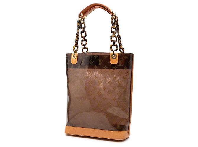 Borsa Tote Louis Vuitton Monogram Cabas Ambre MM Marrone - vista 2