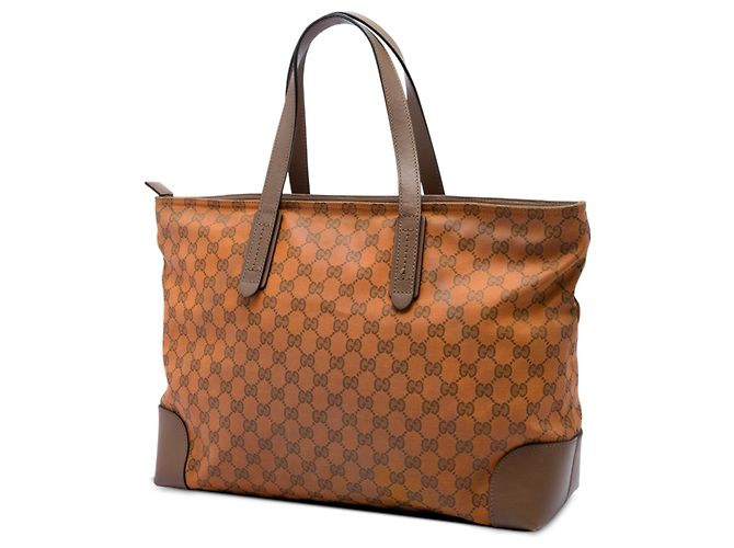 Tote Gucci GG Canvas Web Arancione - vista 2
