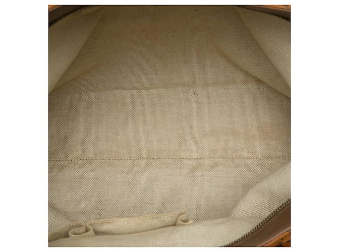 Tote Gucci GG Canvas Web Arancione - vista 4