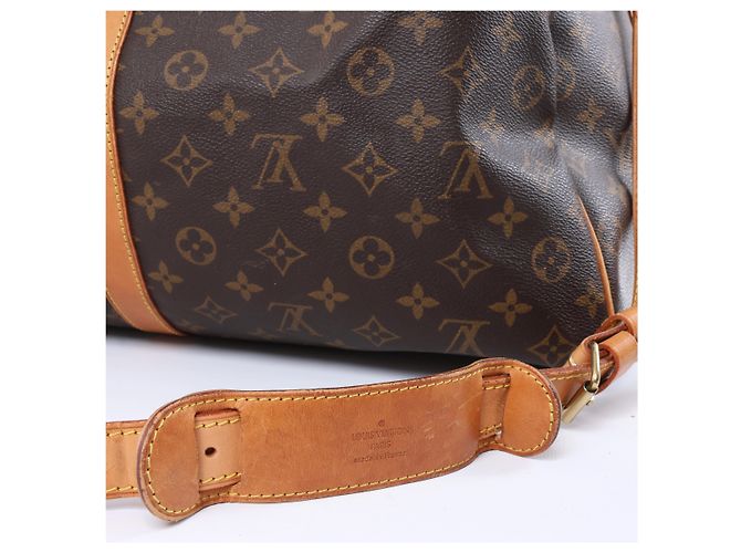 Louis Vuitton Monogram Keepall Bandrière 60 Travel Bag in Brown - view 11