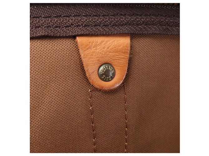 Louis Vuitton Monogram Keepall Bandrière 60 Travel Bag in Brown - view 14