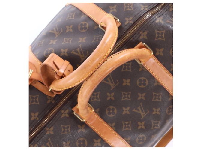 Louis Vuitton Monogram Keepall Bandrière 60 Travel Bag in Brown - view 6