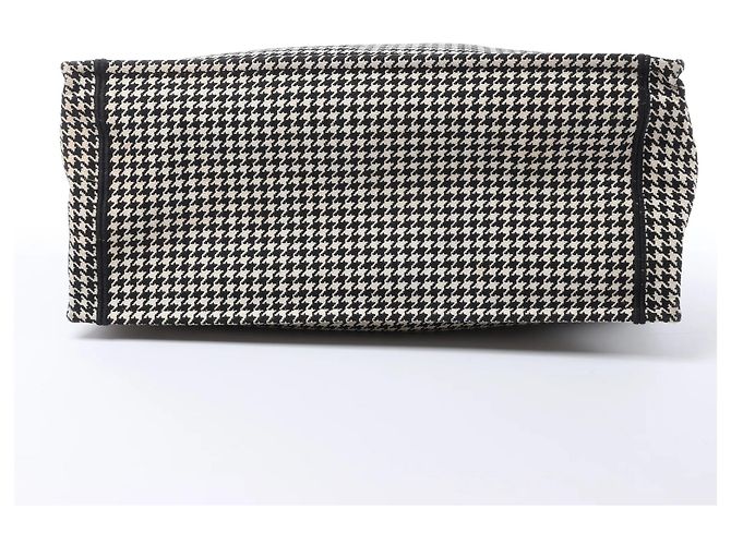 Christian Dior Book Tote Große Canvas Tote Bag Schwarz × Weiß - Ansicht 7