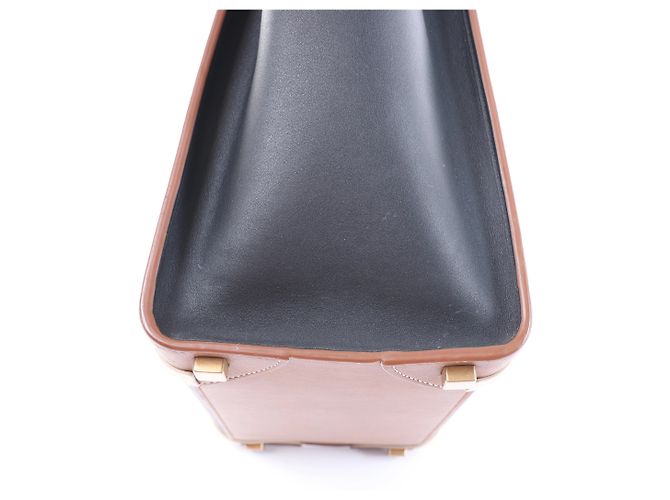 Céline Borsa a mano in pelle Celine Luggage Micro Shopper in nero e marrone Multicolore - vista 9
