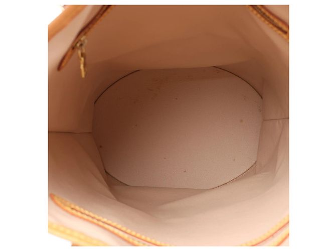 Borsa a tracolla Louis Vuitton Bucket GM Monogram Canvas in marrone Beige - vista 12