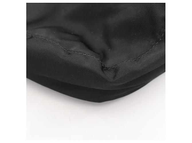 Borsa a tracolla Prada Triangle Logo nera Nero - vista 7