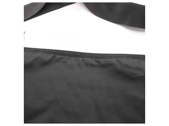 Borsa a tracolla Prada Triangle Logo nera Nero - vista 9