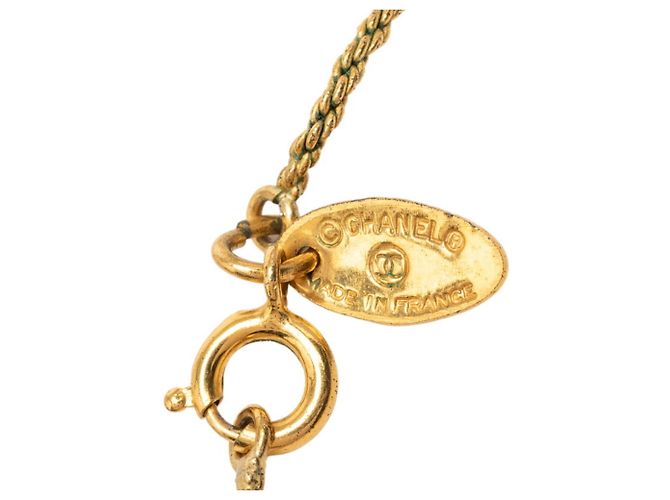 Collana con pendente placcato oro Chanel D'oro - vista 3