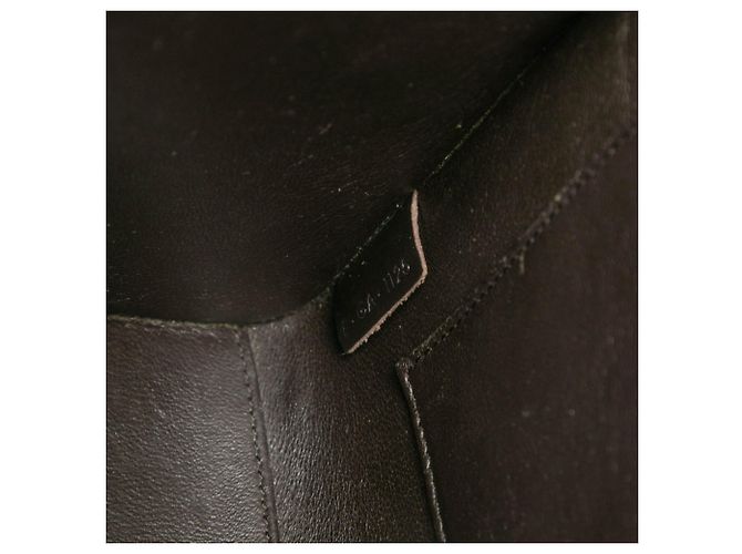 Céline Borsa Celine Luggage Nano Shopper Marrone Rosso Bordò - vista 6
