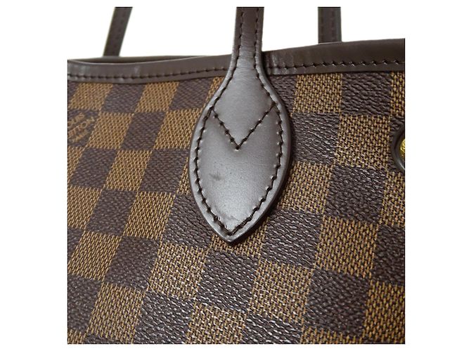Neverfull Borsa Tote Louis Vuitton Damier da Donna Marrone Damier ebene - vista 11