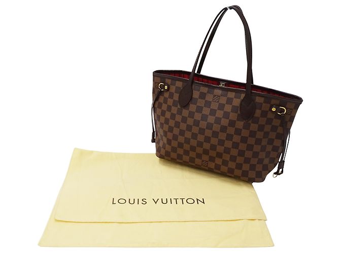 Neverfull Borsa Tote Louis Vuitton Damier da Donna Marrone Damier ebene - vista 12