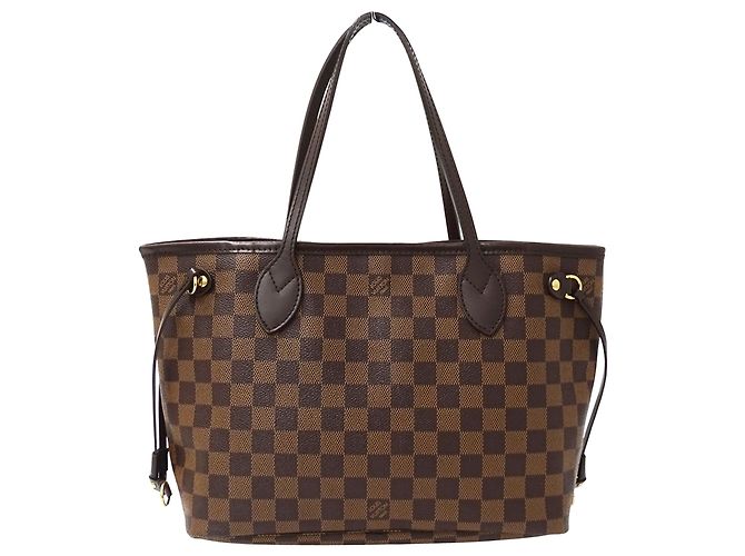 Neverfull Borsa Tote Louis Vuitton Damier da Donna Marrone Damier ebene - vista 2