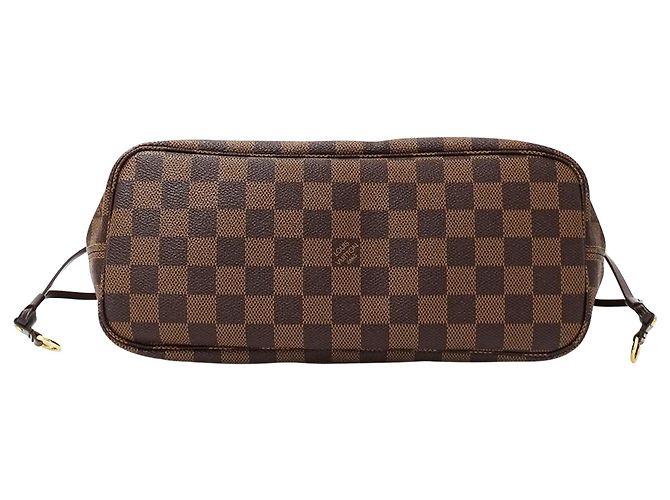 Neverfull Borsa Tote Louis Vuitton Damier da Donna Marrone Damier ebene - vista 3