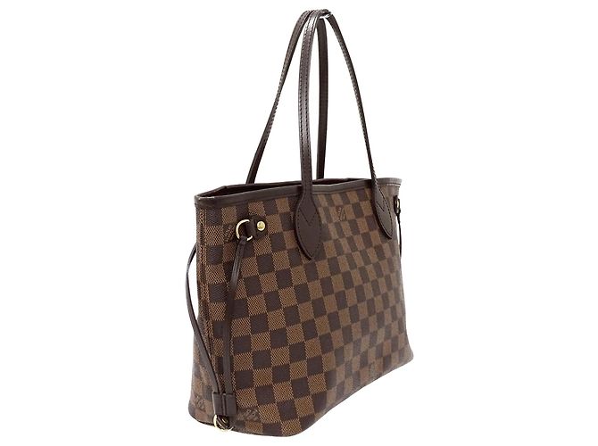 Neverfull Borsa Tote Louis Vuitton Damier da Donna Marrone Damier ebene - vista 4