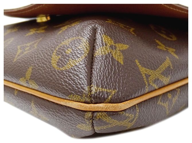 Borsa a tracolla corta Louis Vuitton Musette Salsa Marrone Monogramma - vista 7