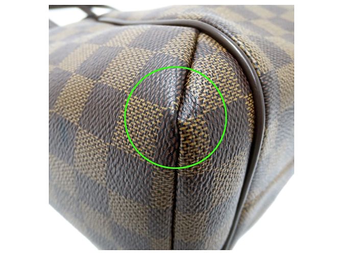 Louis Vuitton Damier Canvas Handtasche Braun Damier ebene - Ansicht 10