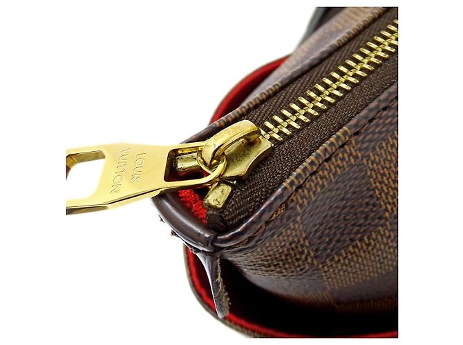 Louis Vuitton Damier Canvas Handtasche Braun Damier ebene - Ansicht 11