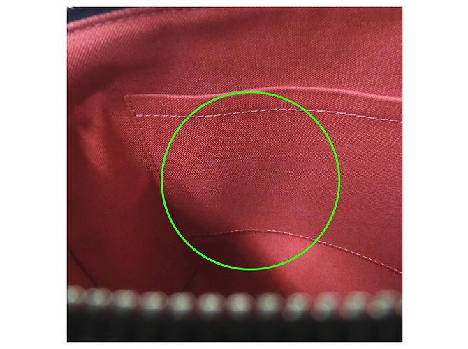 Louis Vuitton Damier Canvas Handtasche Braun Damier ebene - Ansicht 14