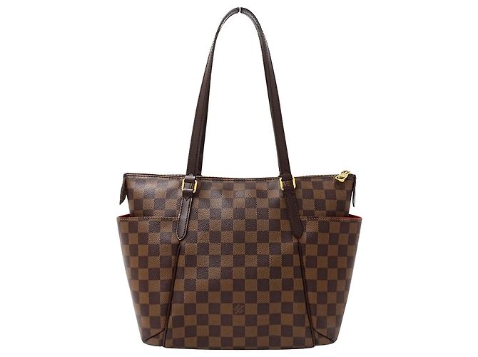 Louis Vuitton Damier Canvas Handtasche Braun Damier ebene - Ansicht 2