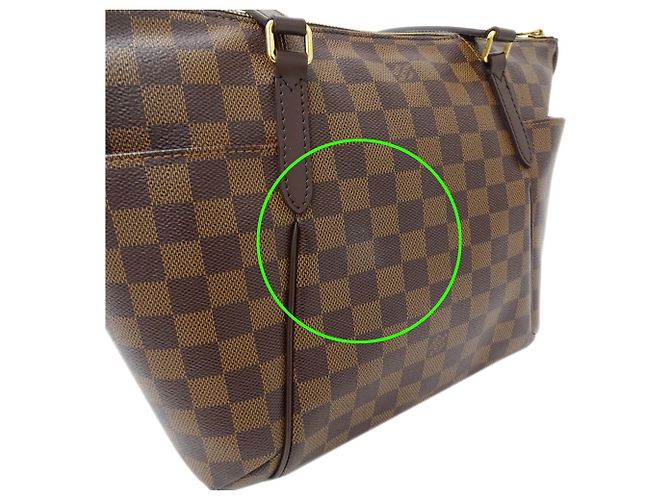 Louis Vuitton Damier Canvas Handtasche Braun Damier ebene - Ansicht 8