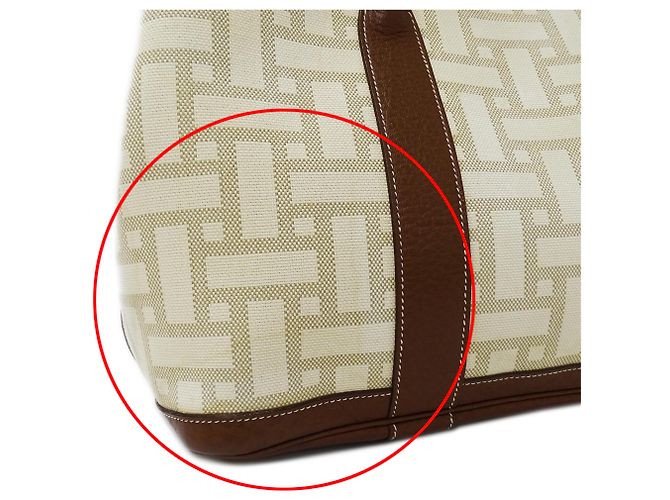 Hermès Borsa Tote Hermes Garden Party PM Marrone - vista 10