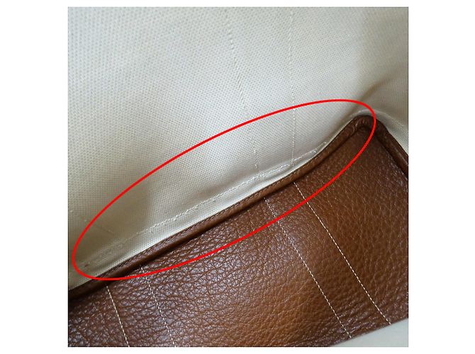 Hermès Borsa Tote Hermes Garden Party PM Marrone - vista 17