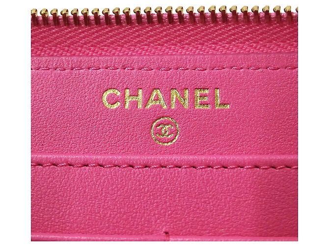 Chanel Matelassé Damen Langbrieftasche Pink - Ansicht 5