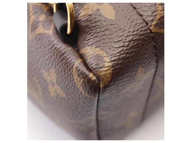 Zaino Mini Palm Springs Louis Vuitton Marrone Nero Monogramma - vista 5