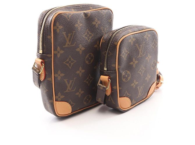 Set Louis Vuitton Panam Borsa a Tracolla Game On Monogram Marrone Multicolore Monogramma - vista 2