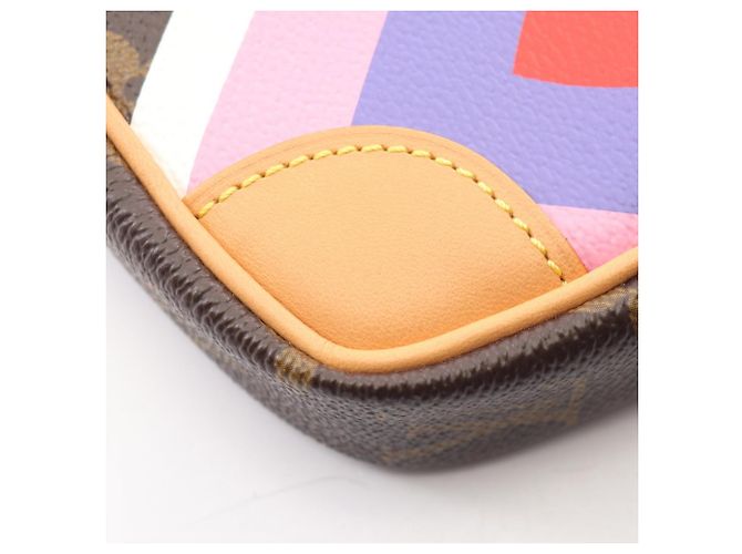Set Louis Vuitton Panam Borsa a Tracolla Game On Monogram Marrone Multicolore Monogramma - vista 7