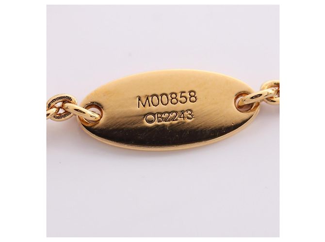 Bracciale Essential V Charm Louis Vuitton D'oro - vista 6