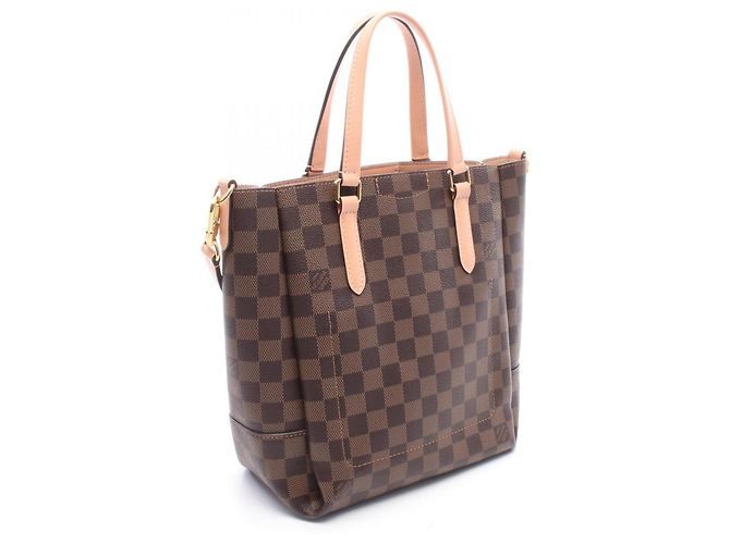 Louis Vuitton Belmont NV BB Venus 2-Way Tote Bag Braun Pink Damier ebene - Ansicht 2