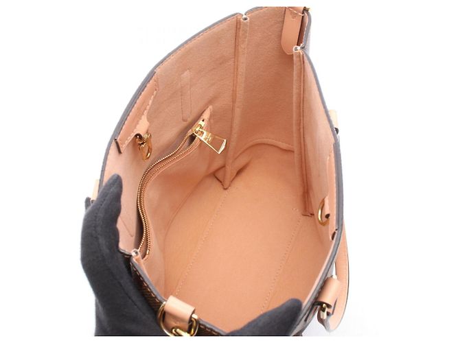 Louis Vuitton Belmont NV BB Venus 2-Way Tote Bag Braun Pink Damier ebene - Ansicht 3