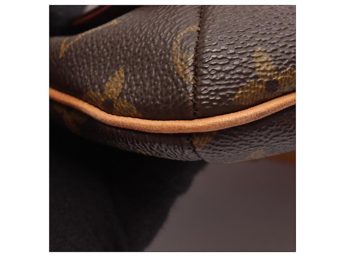 Borsa a tracolla Louis Vuitton Musette Tango Short Strap Monogram Marrone Monogramma - vista 7